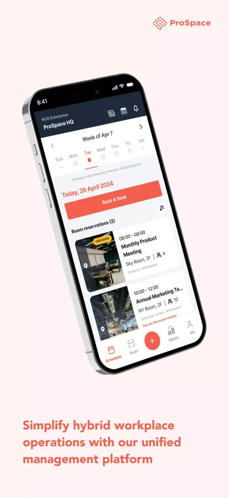 Capturas de pantalla de ProSpace