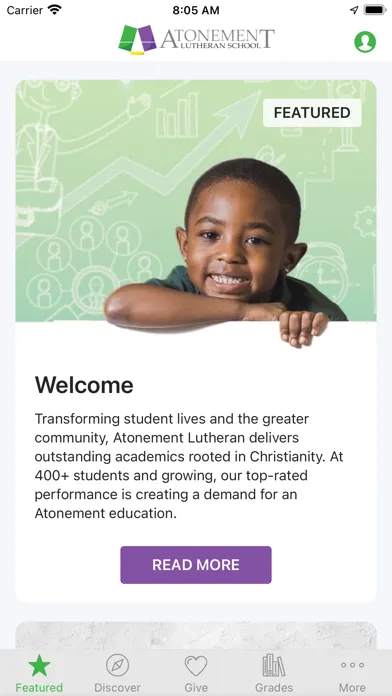 Tangkapan layar Atonement Lutheran School MKE