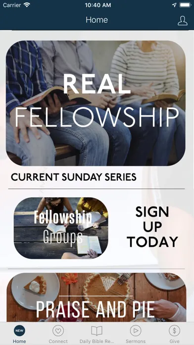 Captures d'écran de Believers Fellowship SA