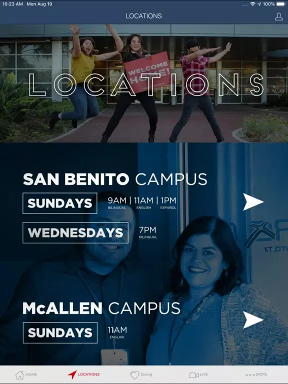 Screenshot di Cross Church RGV iPad 