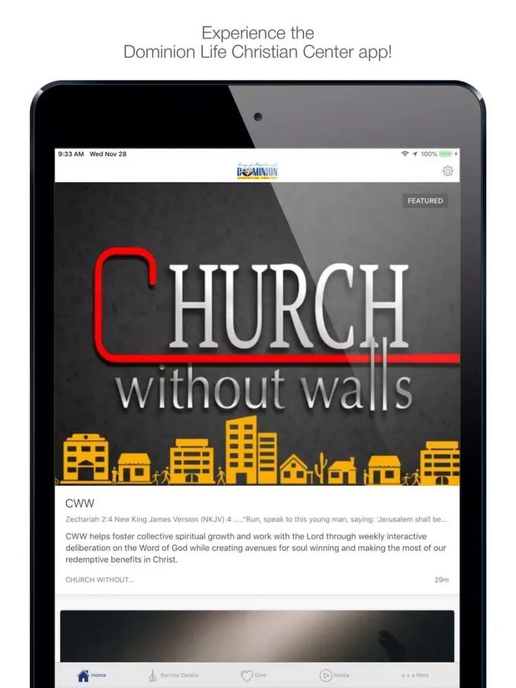 صور Dominion Life Christian Center iPad 