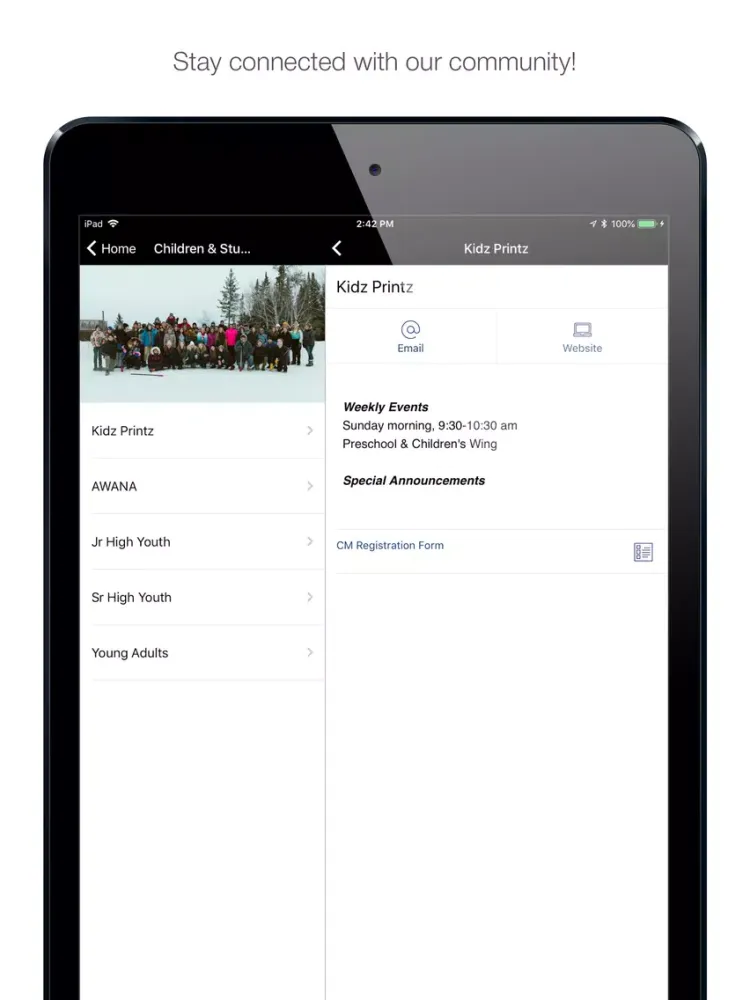 Скриншоты Inside Emmanuel iPad 