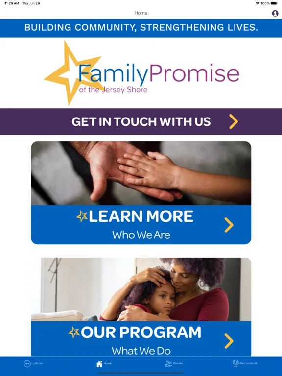 Capturas de tela do Family Promise Jersey Shore iPad 