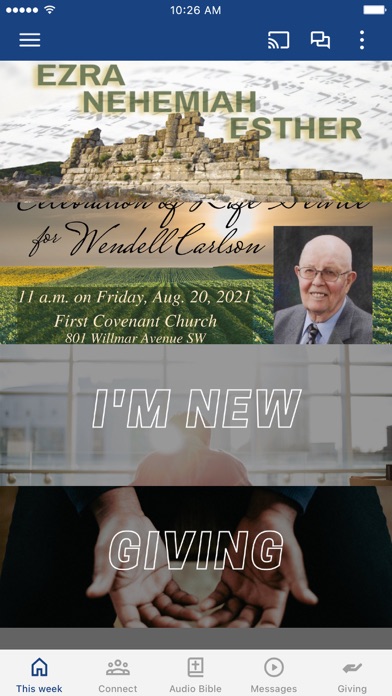 Ảnh chụp màn hình của First Covenant Church Willmar