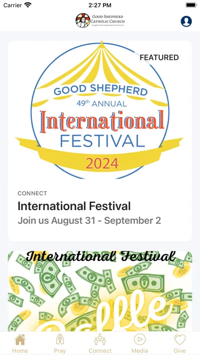 Capturas de pantalla de Good Shepherd Catholic Alex VA