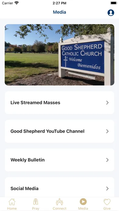 Capturas de pantalla de Good Shepherd Catholic Alex VA