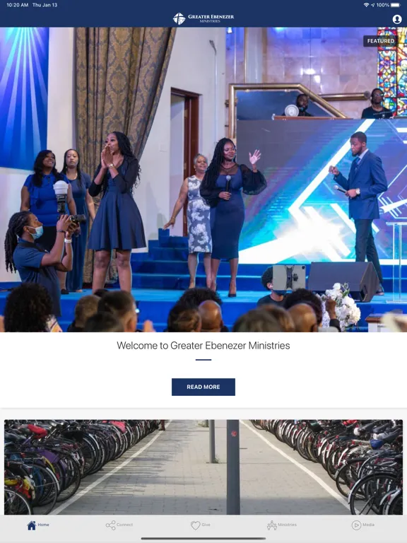 Greater Ebenezer Ministries iPad  Screenshots