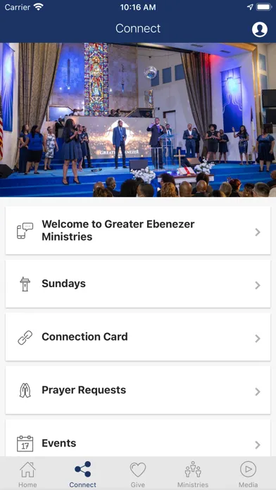 Greater Ebenezer Ministries Screenshots