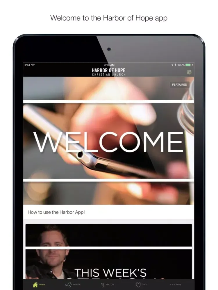Скриншоты Harbor of Hope Church iPad 