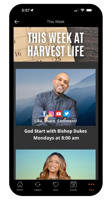Harvest Life App Screenshots