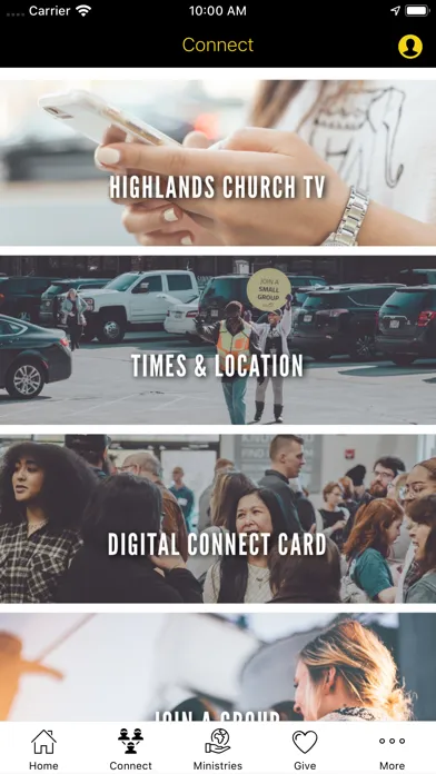 Captures d'écran de Highlands Church TV