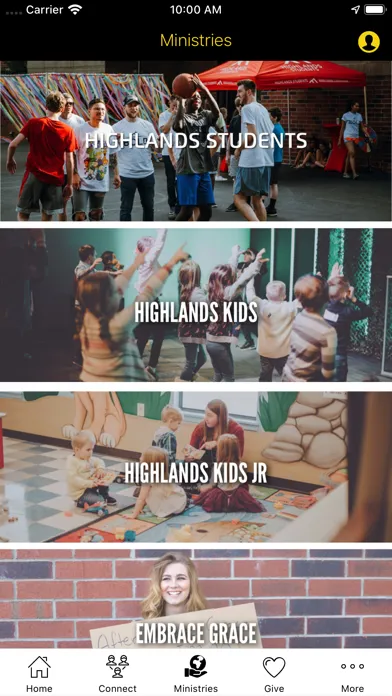 Captures d'écran de Highlands Church TV