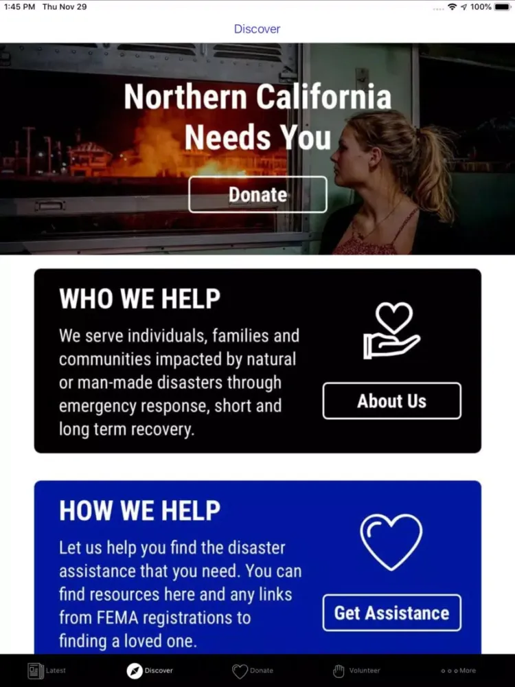 ภาพหน้าจอของ HCRN NorCal iPad 