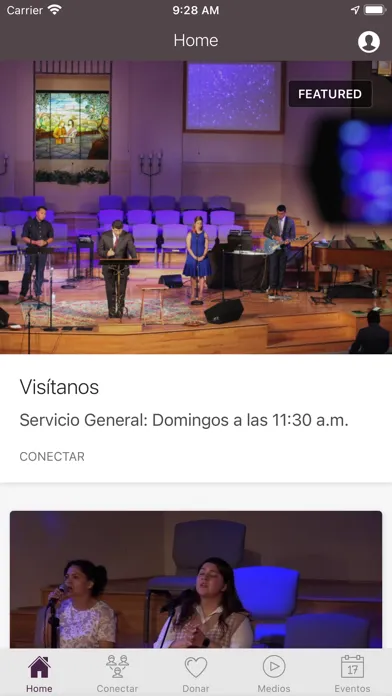 Capturas de pantalla de Iglesia Biblíca Hosanna