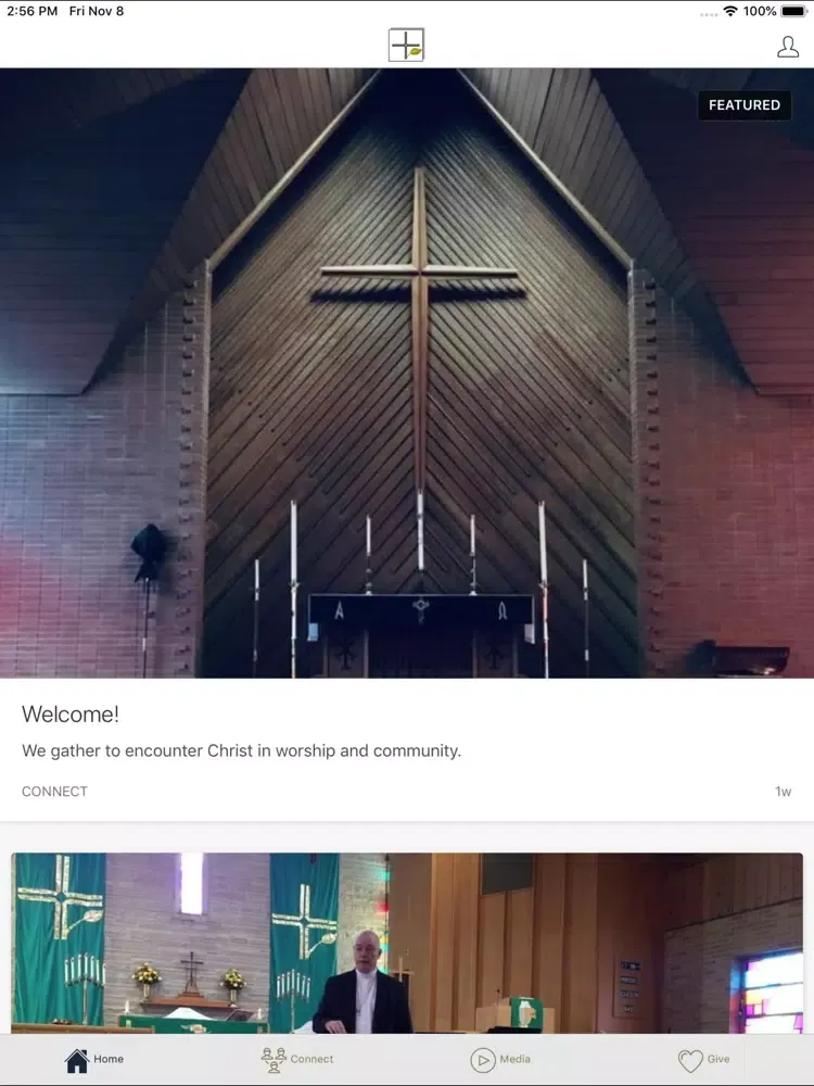 Immanuel Lutheran Church Dixon iPad  स्क्रीनशॉट