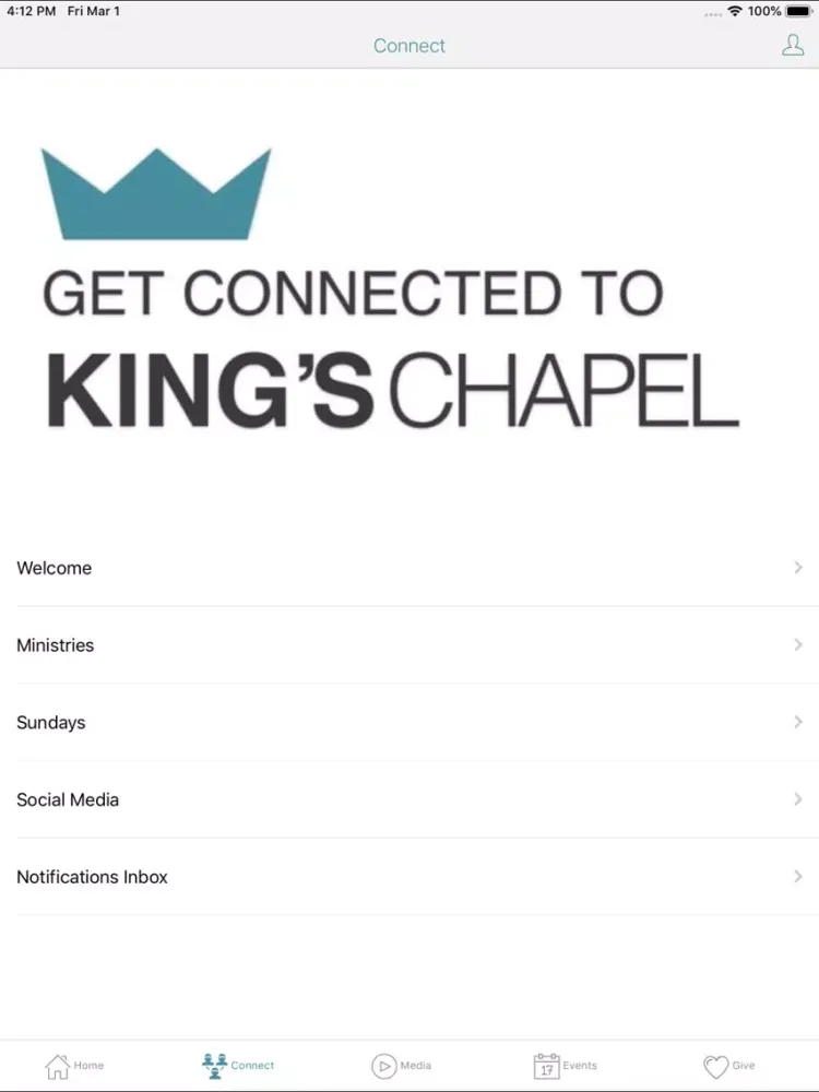 King's Chapel Presbyterian iPad  سکرین شاٹس