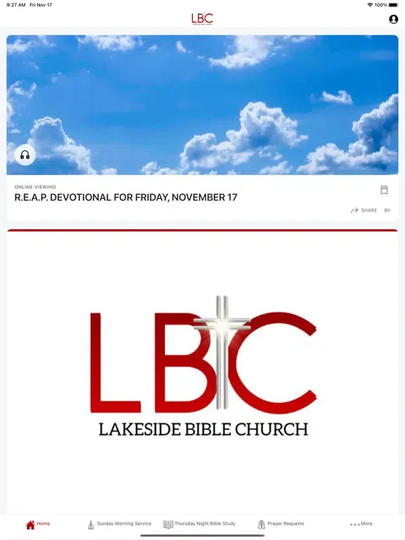 تصاویر Lakeside Bible Church (LBC) iPad 