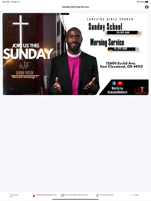 تصاویر Lakeside Bible Church (LBC) iPad 