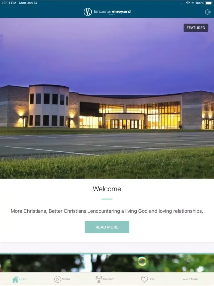 Lancaster Vineyard Church iPad  Ekran Görüntüleri