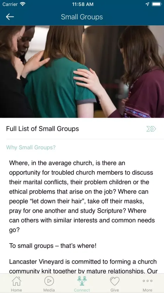 Lancaster Vineyard Church Ekran Görüntüleri
