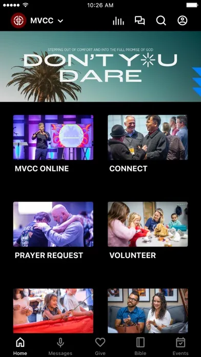 Ảnh chụp màn hình của MVC Church