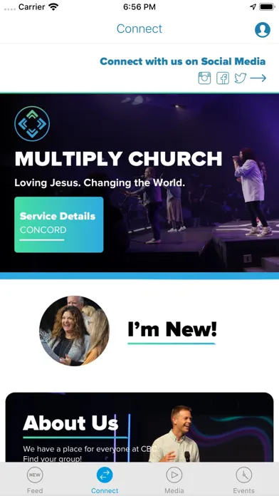 Capturas de tela do Multiply Family of Churches