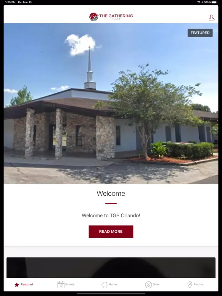 The Gathering Place-Orlando iPad  Ekran Görüntüleri