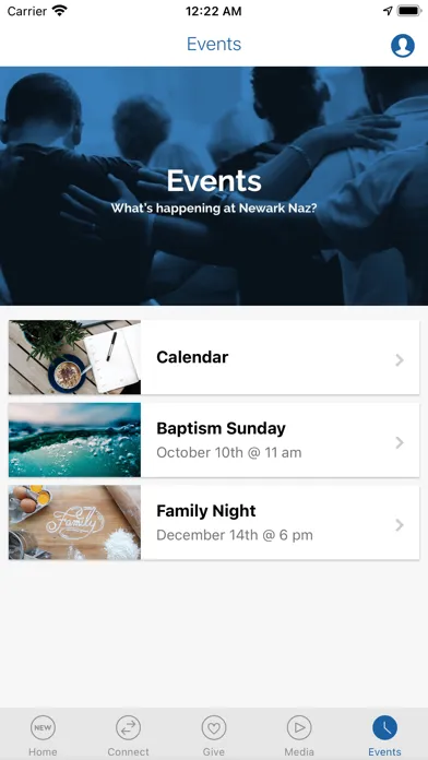 Newark Naz App Screenshots