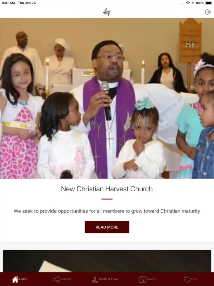 Скриншоты New Christian Harvest Church iPad 