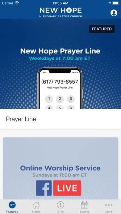 New Hope Missionary Baptist Ekran Görüntüleri