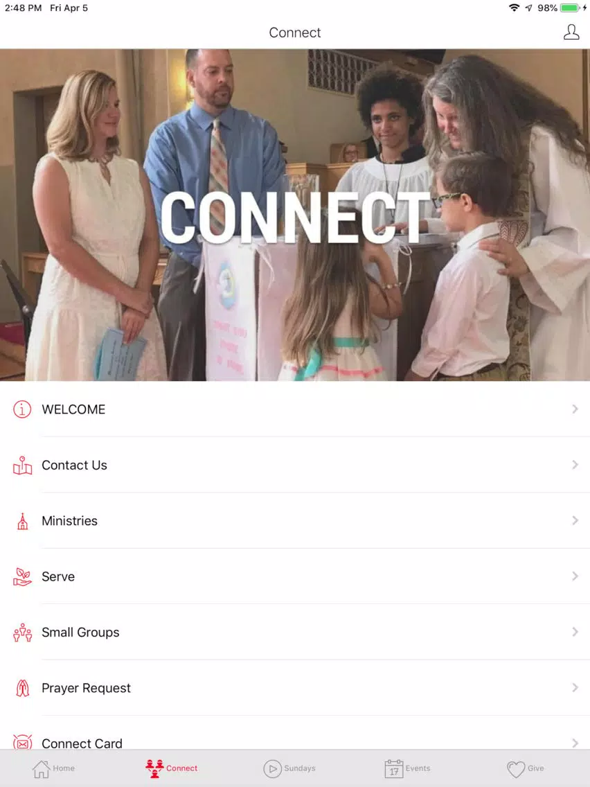 North Charleston UMC iPad 應用截圖