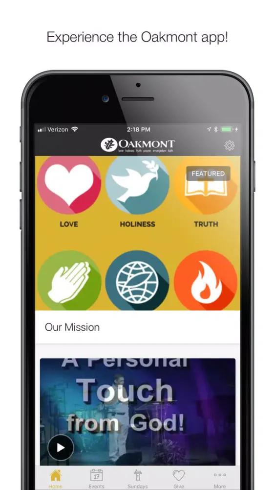 Zrzuty ekranu Oakmont Church of God