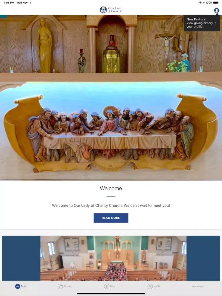 Our Lady of Charity Cicero Il iPad  Screenshots