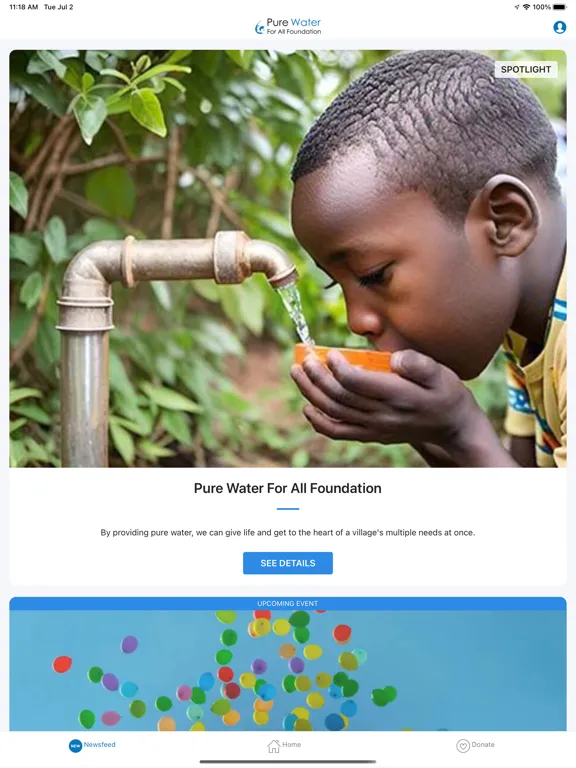 Zrzuty ekranu Pure Water For All iPad 