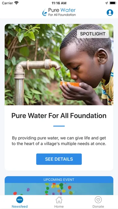 Zrzuty ekranu Pure Water For All