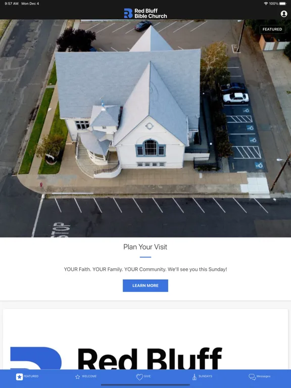تصاویر Red Bluff Bible Church iPad 