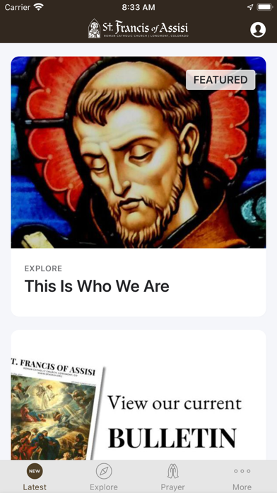 SFA Parish App Ekran Görüntüleri