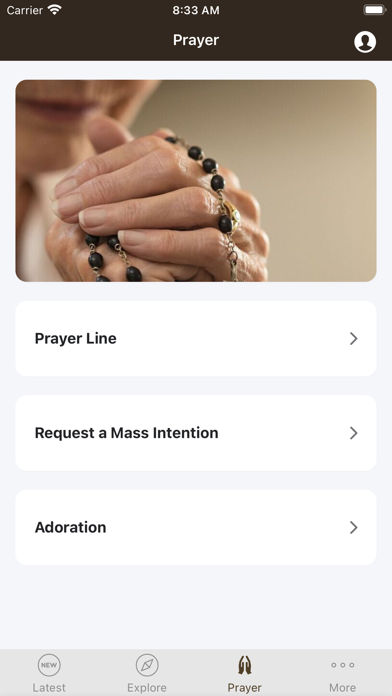 SFA Parish App Ekran Görüntüleri
