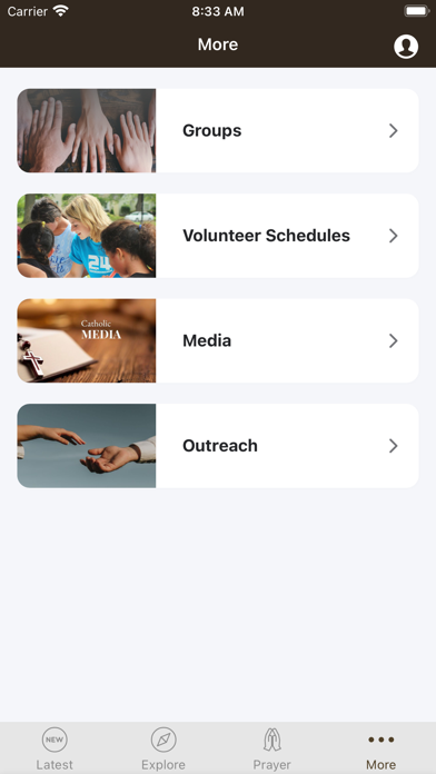 SFA Parish App Ekran Görüntüleri