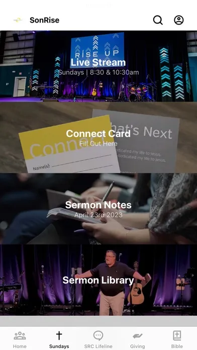 SonRise App Ekran Görüntüleri