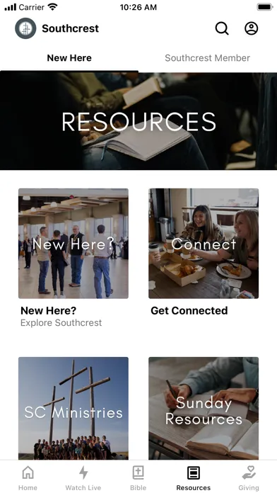 Captures d'écran de Southcrest Baptist Church US