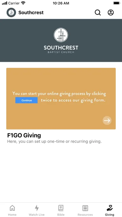 Captures d'écran de Southcrest Baptist Church US