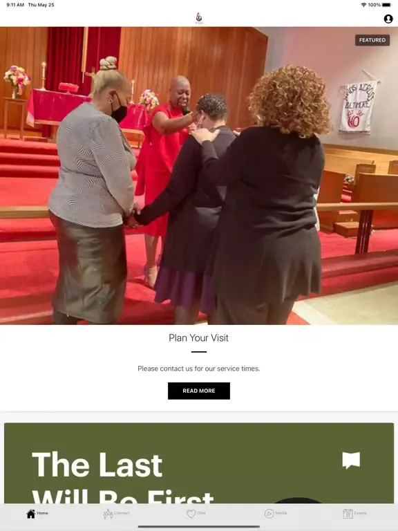 Zrzuty ekranu St Luke UMC iPad 