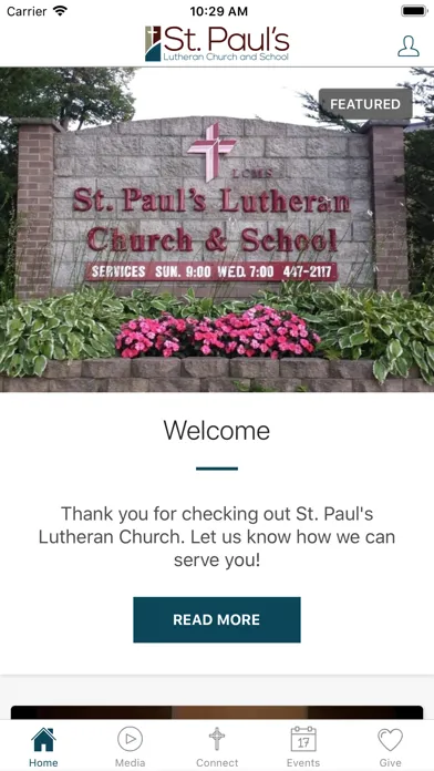 Tangkapan layar St. Paul's Prior Lake MN