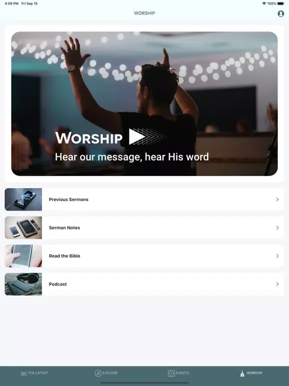 NewDay International Church iPad  Screenshots