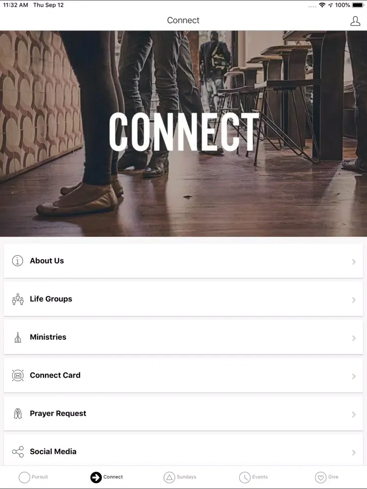 Capturas de pantalla de The Pursuit Church iPad 