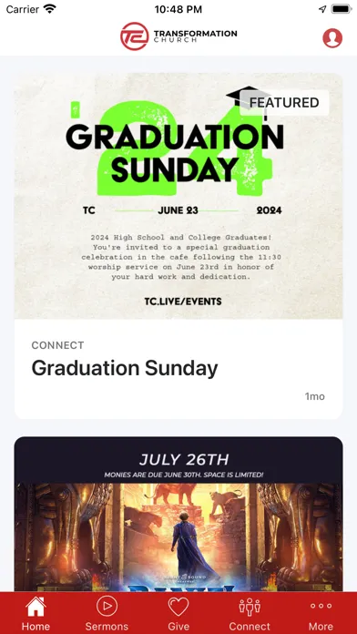 ภาพหน้าจอของ Transformation Church NY
