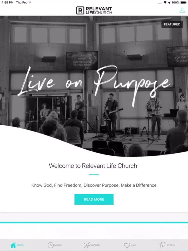 Relevant Life Church FM iPad  スクリーンショット