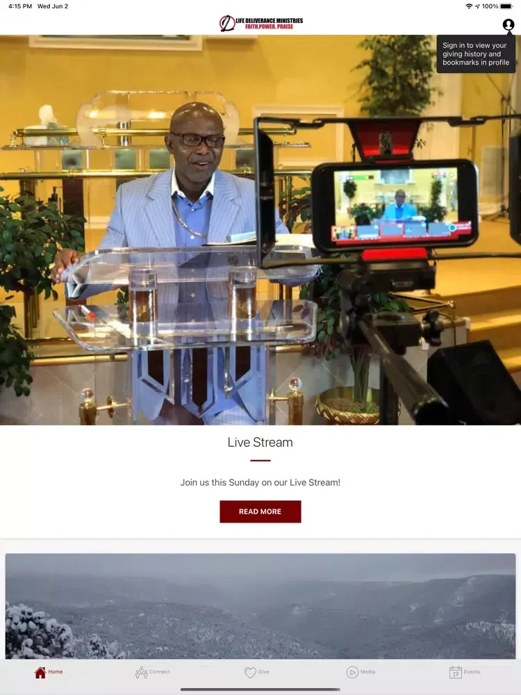 Скриншоты Life Deliverance Ministry iPad 