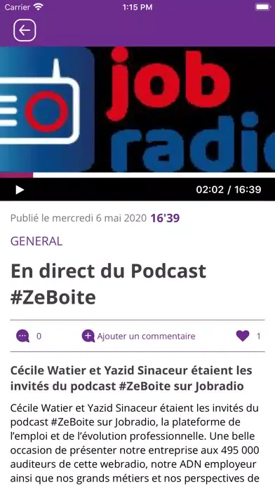 Zrzuty ekranu PXMobile